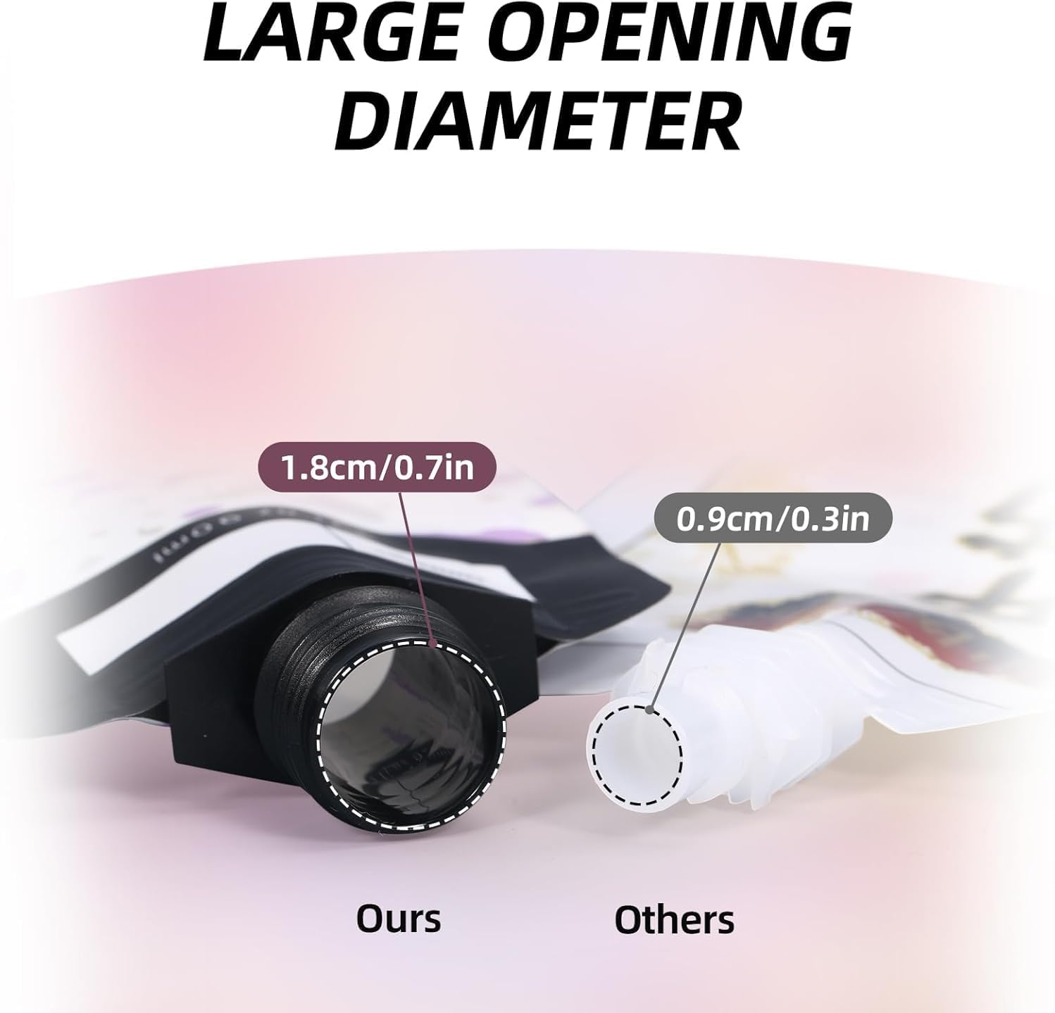 3Oz (6-Pack) Leak-Proof Travel Essentials Pouches &ndash; TSA Approved Refillable Liquid Containers for Toiletries, Cosmetics & Drinks | Squeezable, Reusable & Bpa-Free image number 2