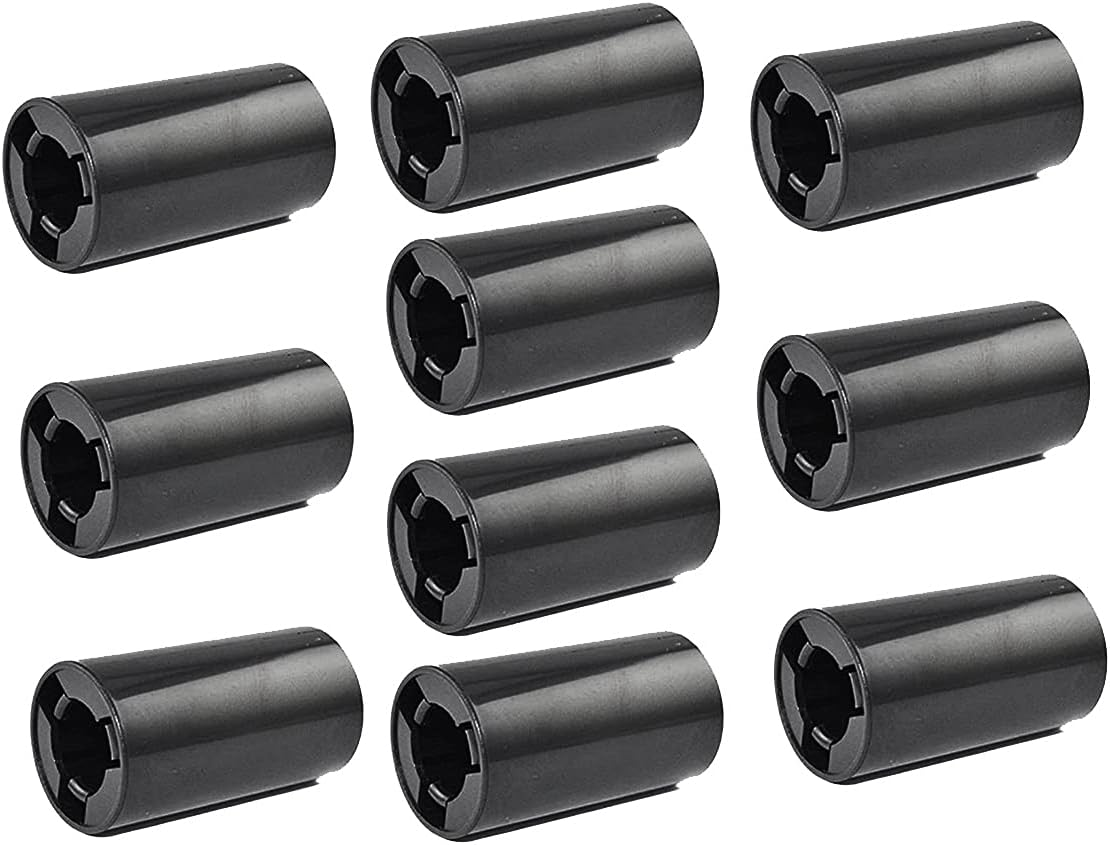 Jingfei 10 Pack AA to C Size Battery Adapter Case,Aa to C Size Spacers, AA to Size C Battery Adapter Converter Case(Black) image number 1