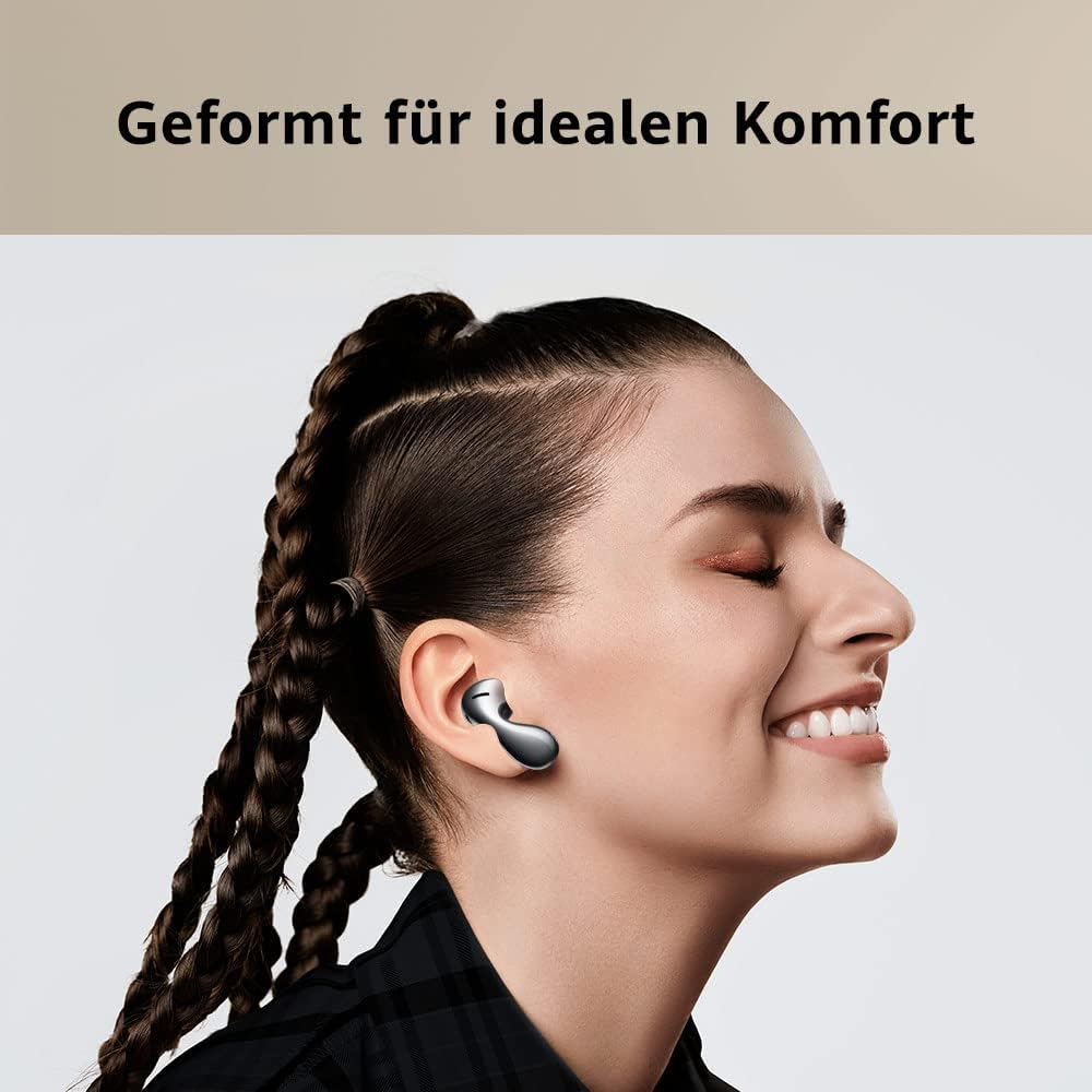 HUAWEI Freebuds 5 Headphones, Hi-Res Certified, Open Design for Improved Comfort, 30 Hours Battery Life, IPX4 Waterproof, Silver Frost - Purple image number 2