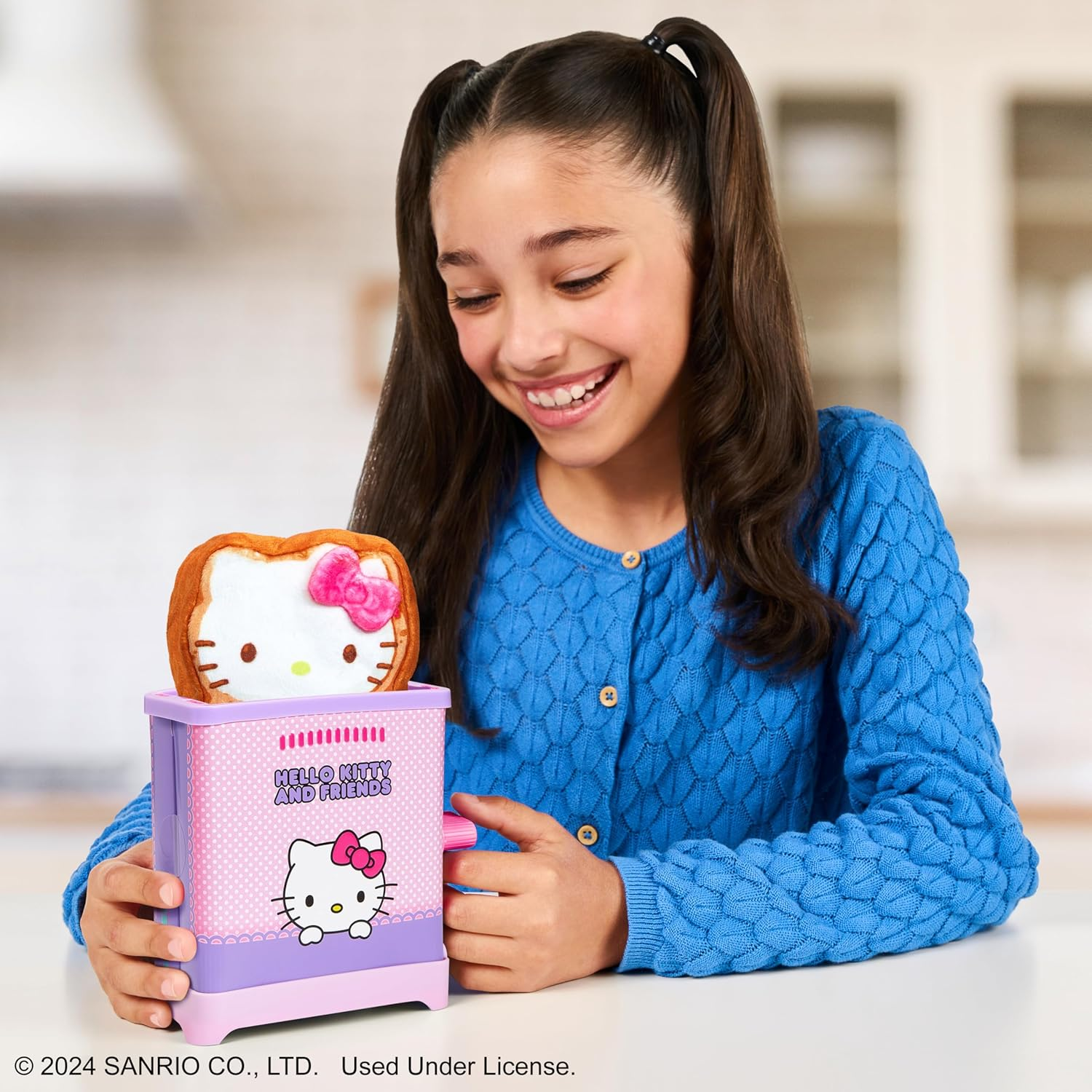 Cookeez Makery Hello Kitty&reg; and Friends Toasty Treatz Toaster with Scented Plush | Make a Soft and Squishy Surprise Plush Friend | Pop-In-Bread and See a Surprise Plush Pop Up image number 1