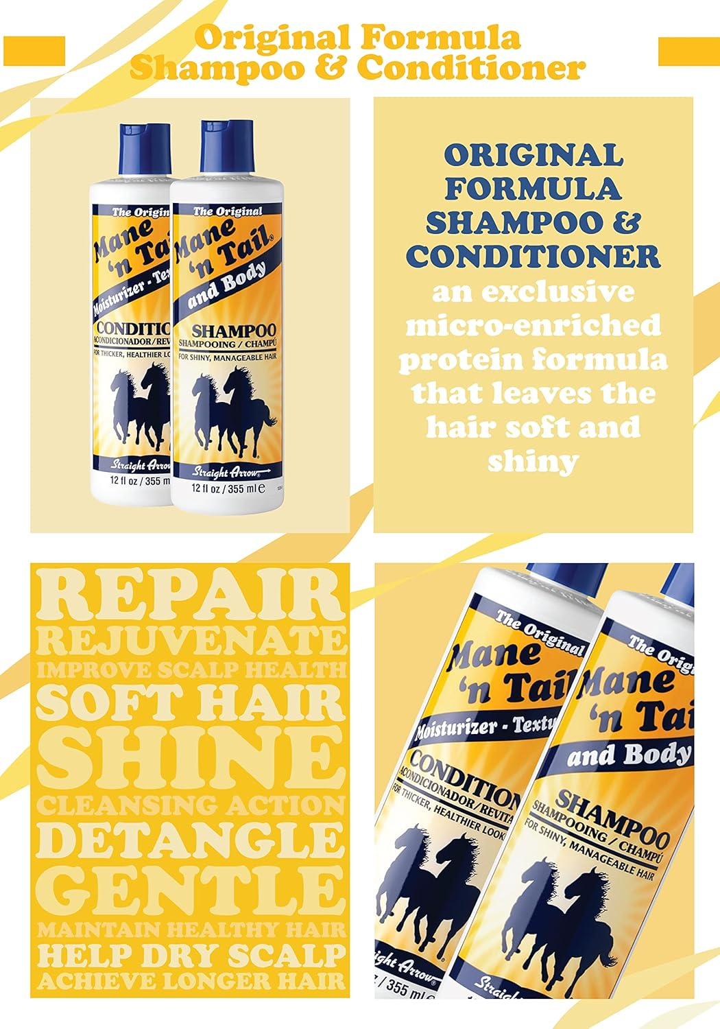 Mane 'N Tail Shampoo and Conditioner, 2 X 355Ml image number 2