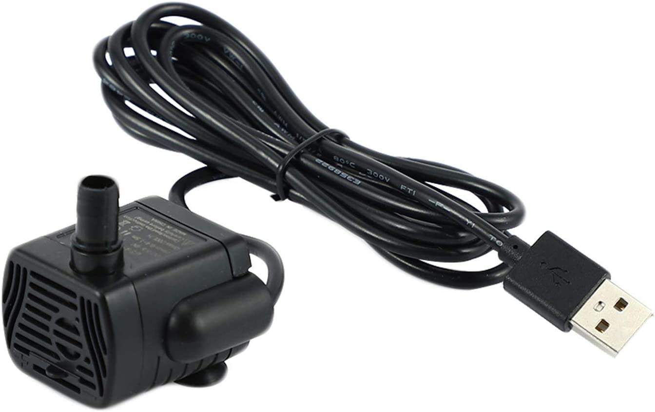 Ultra-Quiet Brushless Usb Water Pump 5V 70Cm Submersible Fountain Aquarium Circulating image number 3