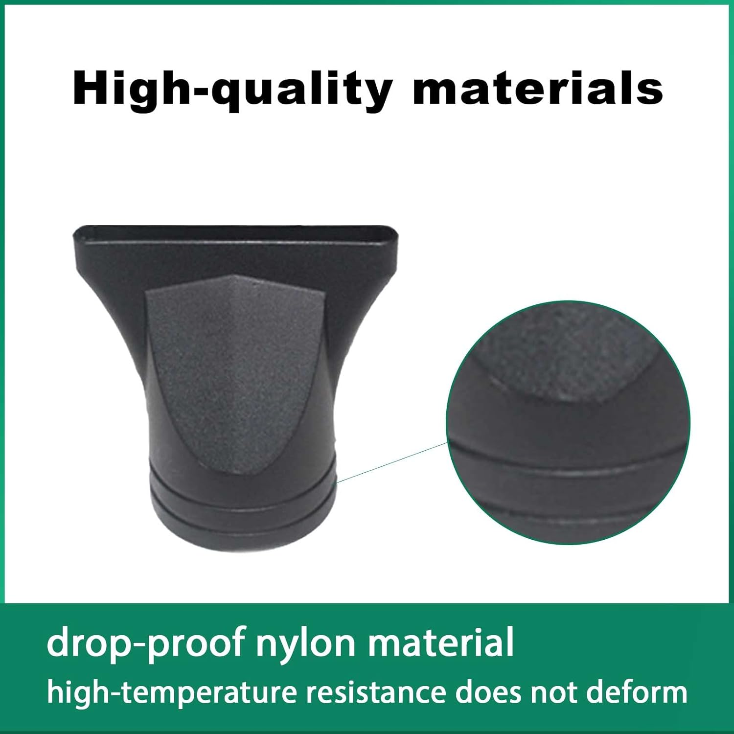 2PCS YAFIYGI Hair Dryer Attachment Universal Plastic Blower Nozzle Replace the Styling Professional Salon Hairdressing Tool of Blow Flat Hair Salon Only for Outer Diameter 4.2Cm to 4.6Cm image number 3