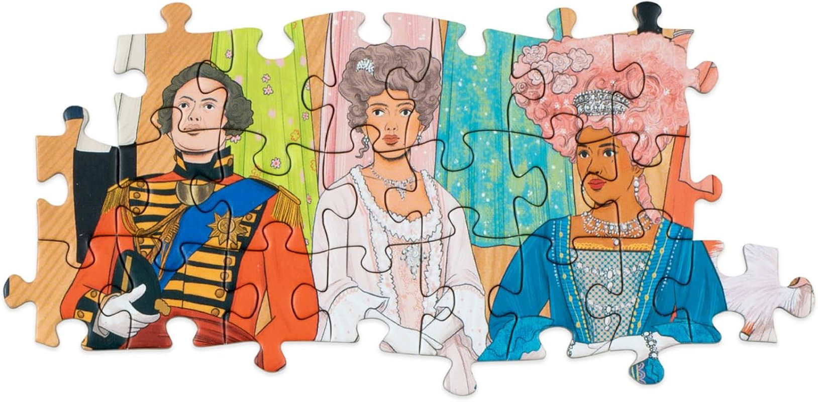 The World of Bridgerton 1000 Piece Puzzle: a 1000-Piece Jigsaw Puzzle with over 30 Characters to Spot image number 2