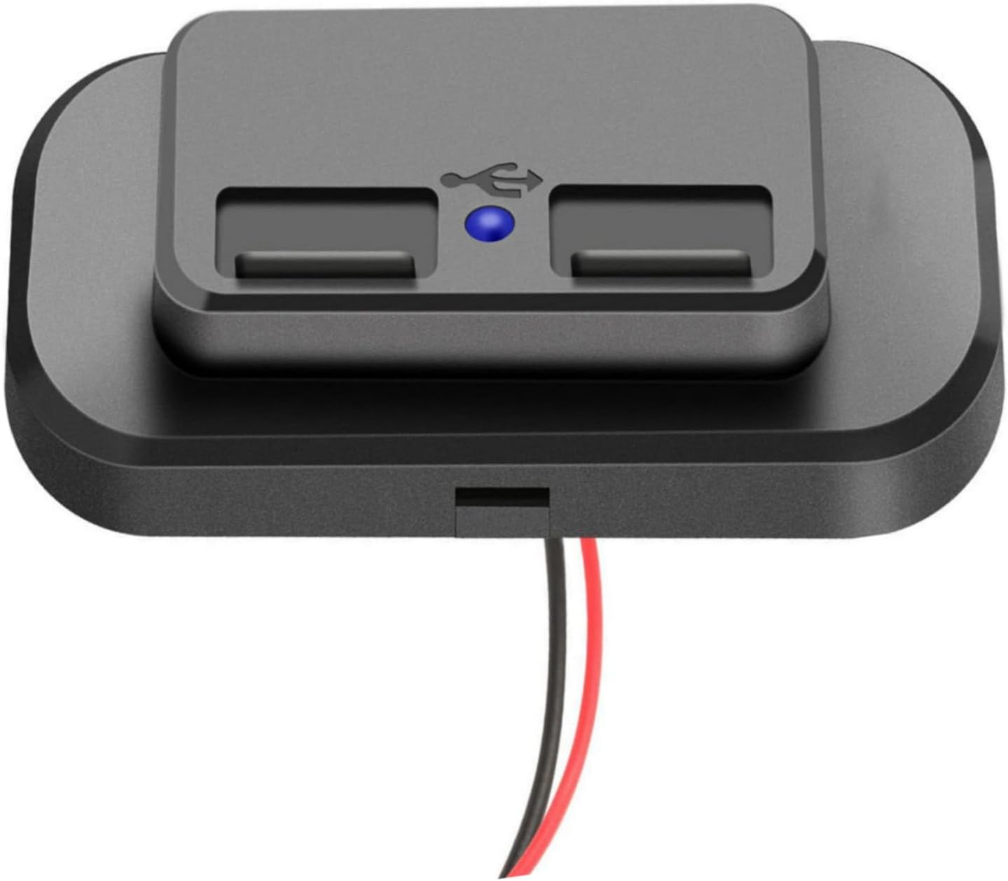 DC12V-24V 4.8A Dual USB Port Car Fast Charger Socket Power Outlet Panel,Universal Waterproof RV Dual USB Charger & Motorcycle,Car,Rv,Boat,Bus,Truck,Atv... image number 6