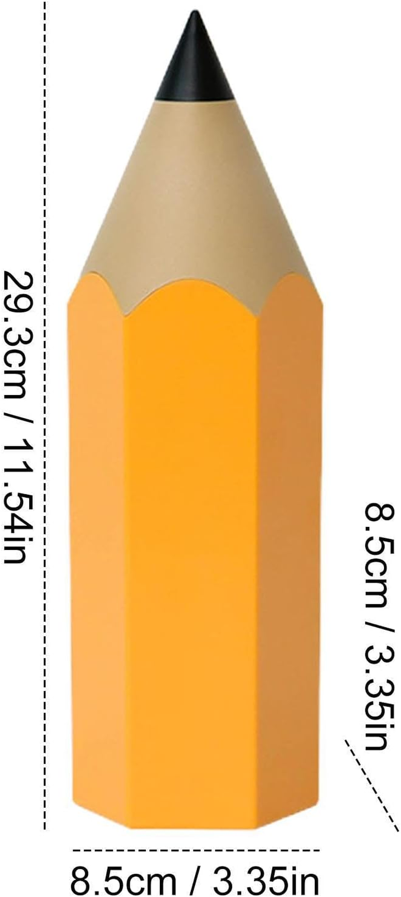 Opilroyn Pencil Holder - Pen Shaped Pencil Dispenser, Office Accessories Pencil Dispenser, Stylish Pen Holder | Creative Pen Dispenser with Dustproof Lid image number 4