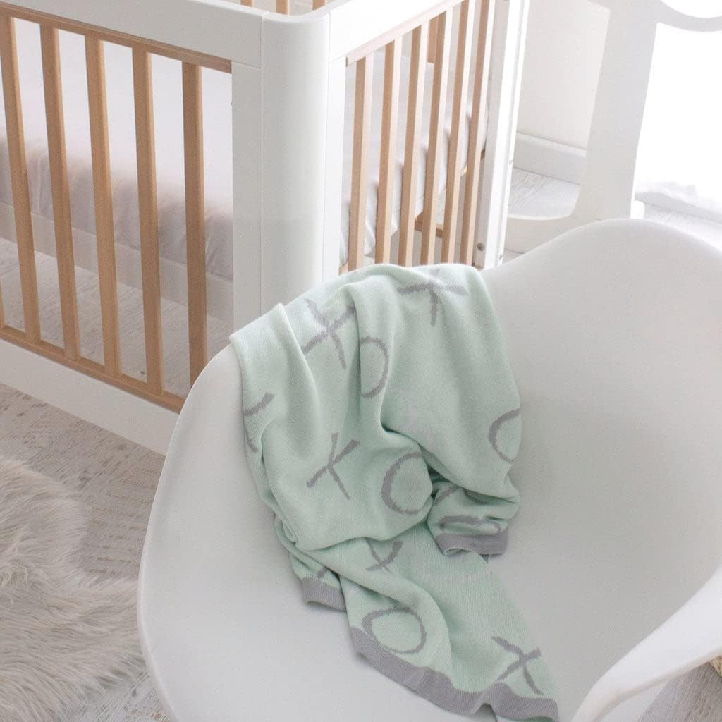 Bubba Blue Bamboo Knit Blanket, Mint Meadow (101580) image number 1