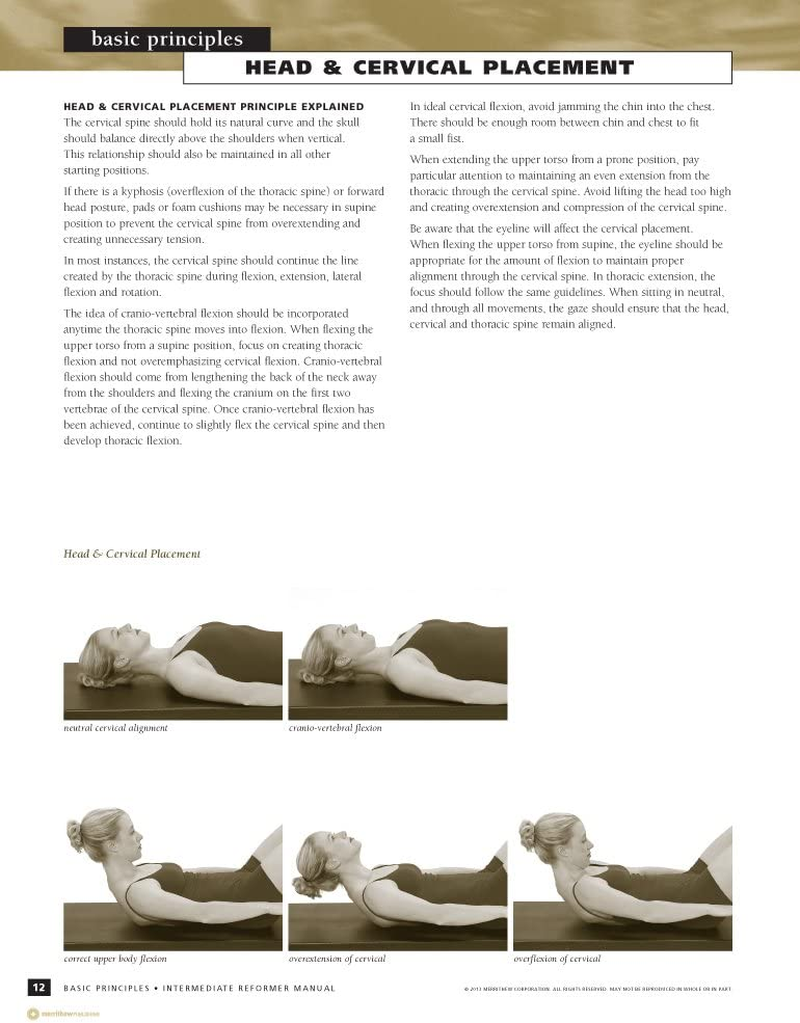 Merrithew Intermediate Reformer Manual - 2Nd Edition (English) Pilates Reformer Manual