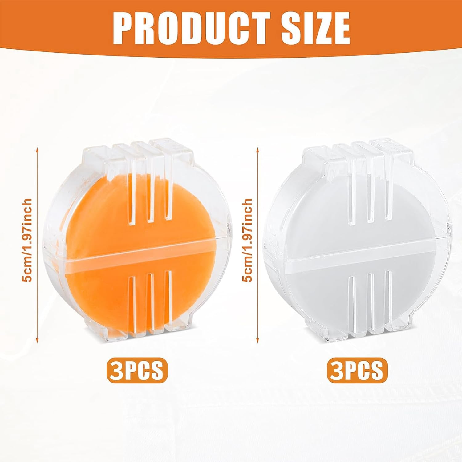 Hunken 6 Pack Beeswax Thread Conditioner, Sewing Wax for Hand Sewing & Embroidery, Smooth Wax with Storage Box for Thread Strengthening and Fraying Prevention (Yellow and White) image number 2