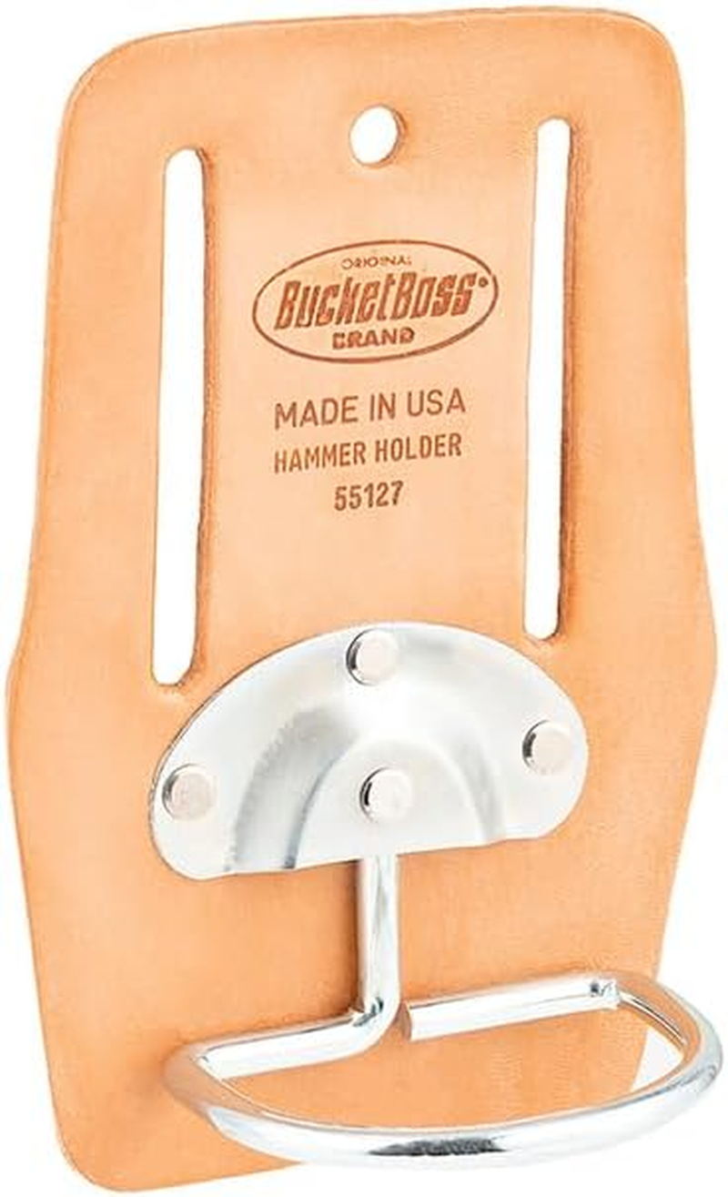 Bucket Boss 55127 Swinging Hammer Holder, Saddle Leather image number 3