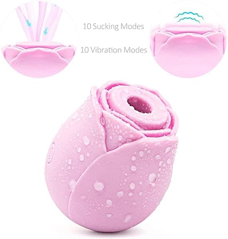 SIDED Handheld Rose Sucking Toy 10 Modes Lightweight 108G SPOT Tool Waterproof Adult Pocket Toy image number 4