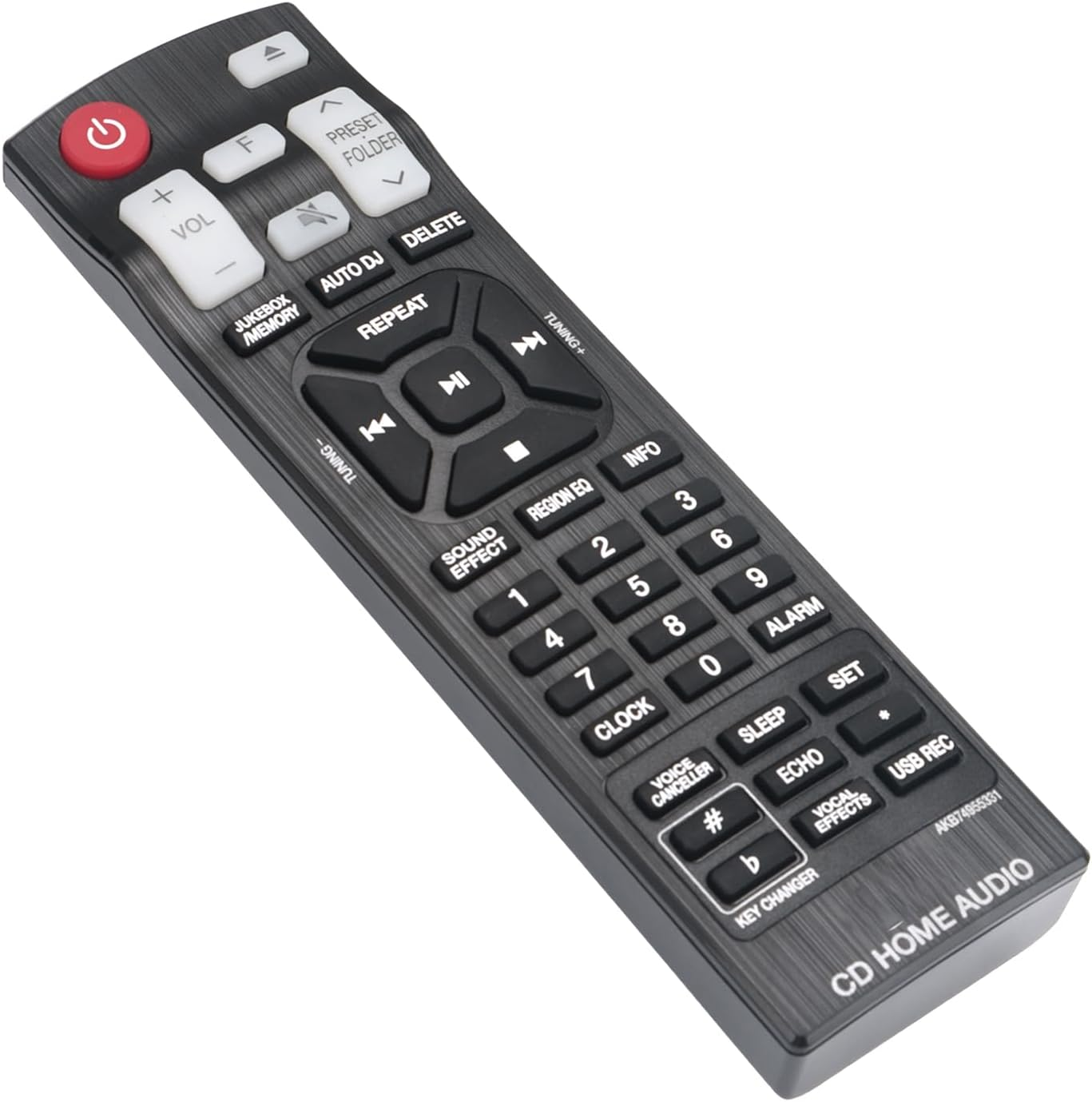 AKB74955331 Replace Remote Control Compatible with LG Stereo System Mini Hi-Fi CJ88 CJ98 NJ98F CJ87 CJS87F CJS98F CJS88F CJ88FB CJS88W OJ98 XBOOM Audio System image number 5