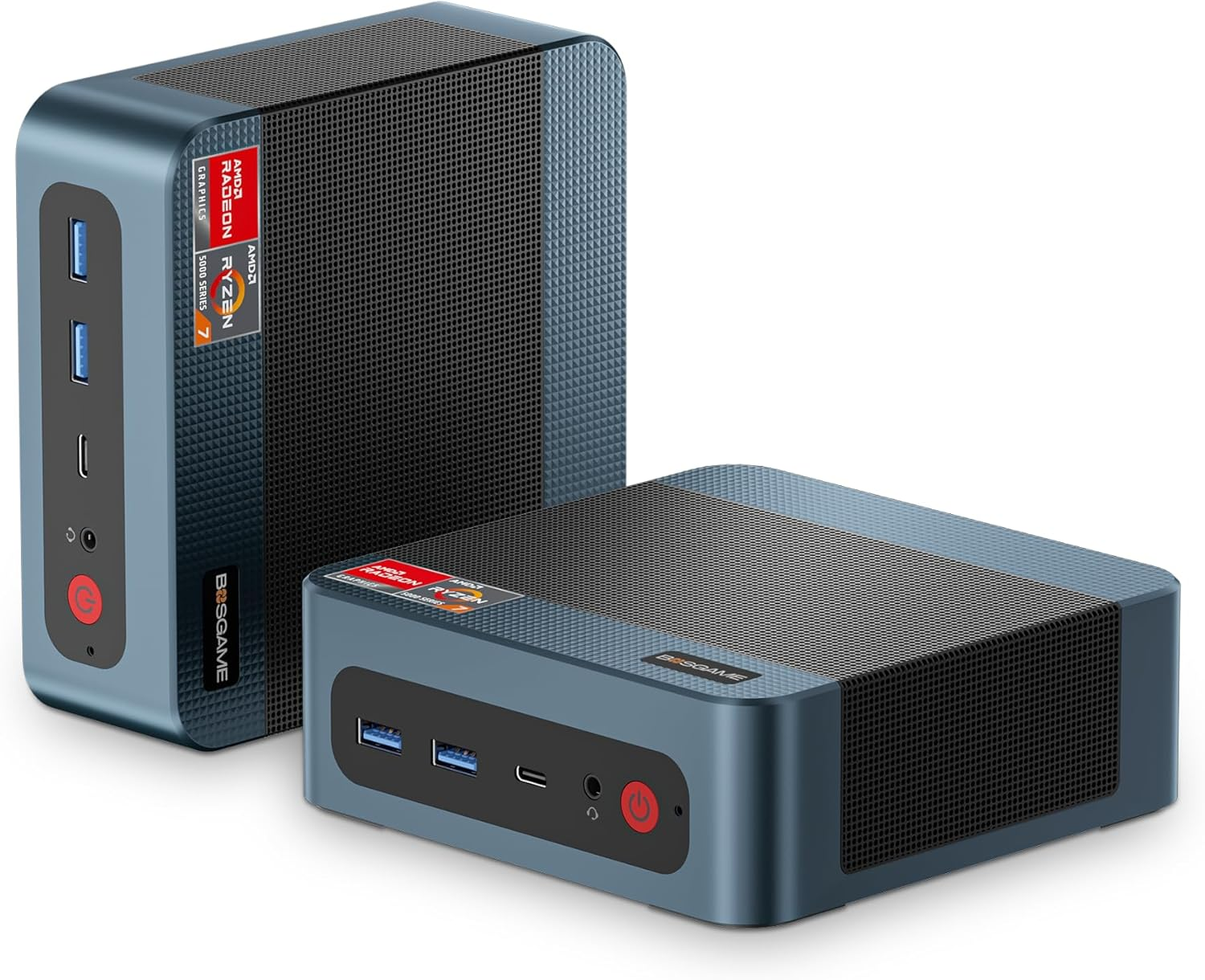 Mini PC Ryzen 7 6800H (Up to 4.7Ghz, 8C/16T) BOSGAME P3 Mini Desktop Computers DDR5 32GB RAM 1TB M.2 Nvme Pcie 4.0 SSD, Mini PC Windows 11 Pro Dual 2.5G RJ45 LAN, USB-C 4.0 Wifi 6E USB 3.2 Gen2 image number 4