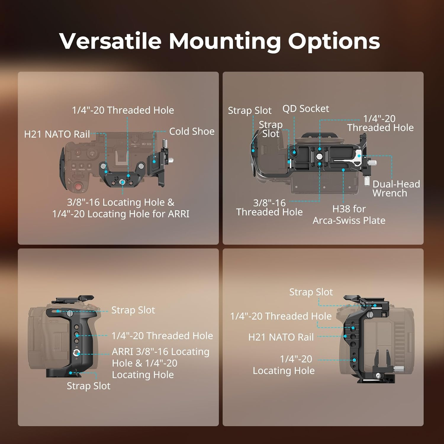 Smallrig Cage for Canon EOS C50 5656 image number 2
