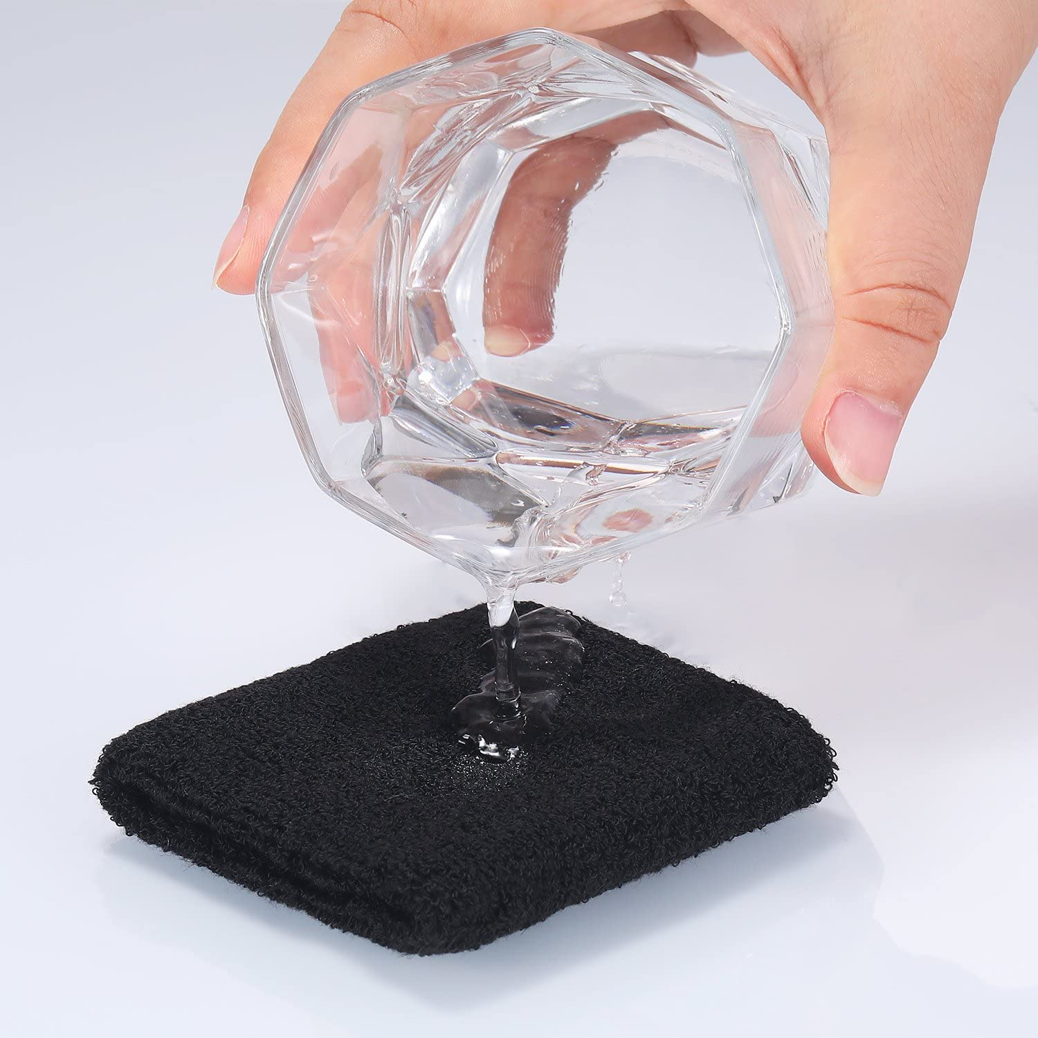 Sweatband Set,3 Pcs Sports Headband and Wristband Set Tennis Striped Sweat Band Sports Competitions Sports Games for Men Women Party Supplies image number 3