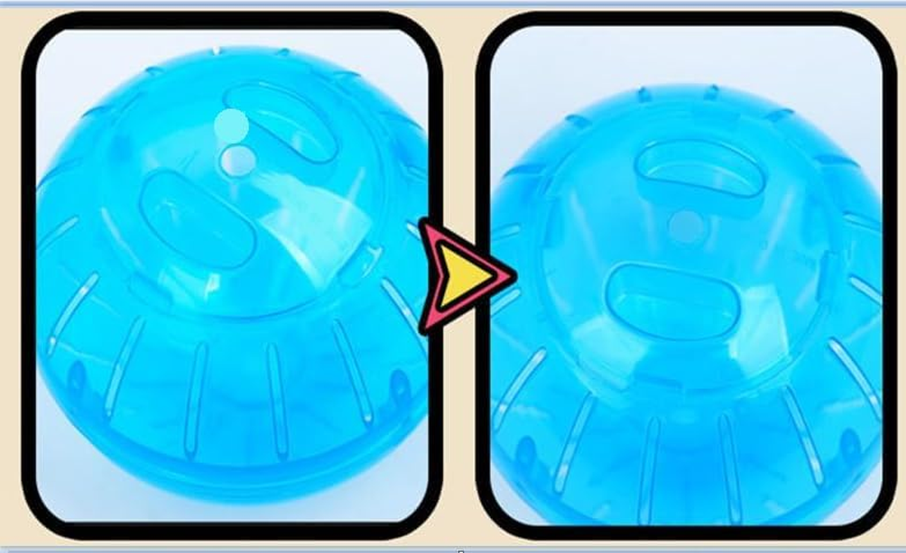 1Pc Exercise Ball Plastic Spinner Hamster Running Gerbils Small Animal Exercise Wheels Hamster Exercise Ball，Small Animal Toy (Blue, One Size)