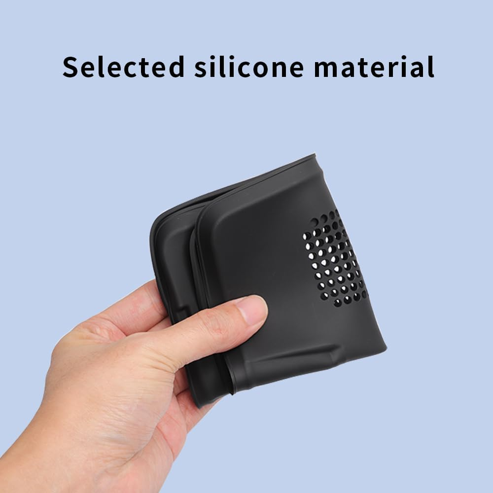 Black Scratch Resistant and Noise Reducing Wireless Mobile Phone Charging Silicone Pad - Designed for BYD Shark 6 Pickup Center Console, Pickup Truck Part