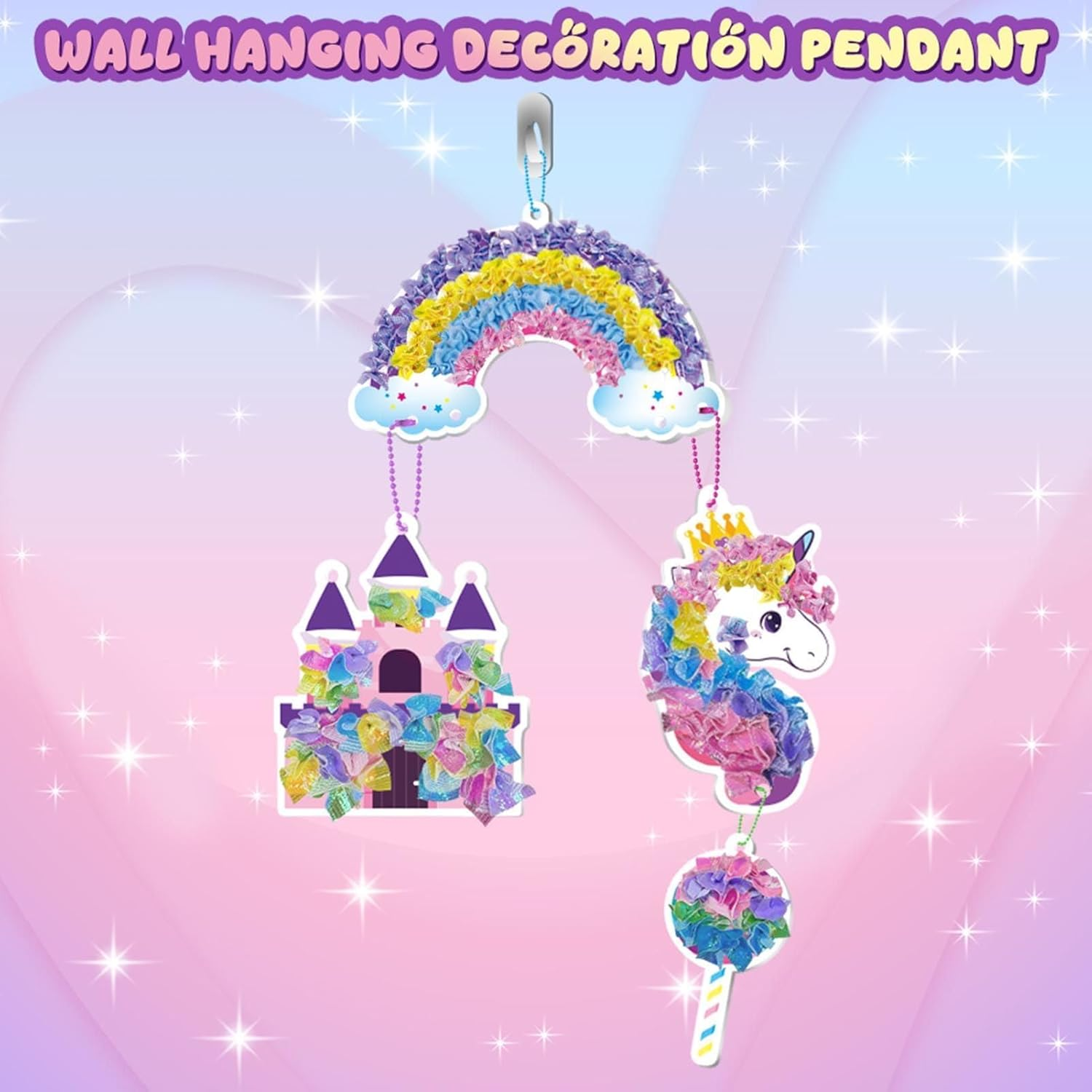 Poke Art Kits for Girls - Arts and Crafts for Kids 4-8 - 4 5 6 7 8 Year Old Girl Birthday Gifts - Princess Dress-Up DIY Creative Activity Toys image number 4