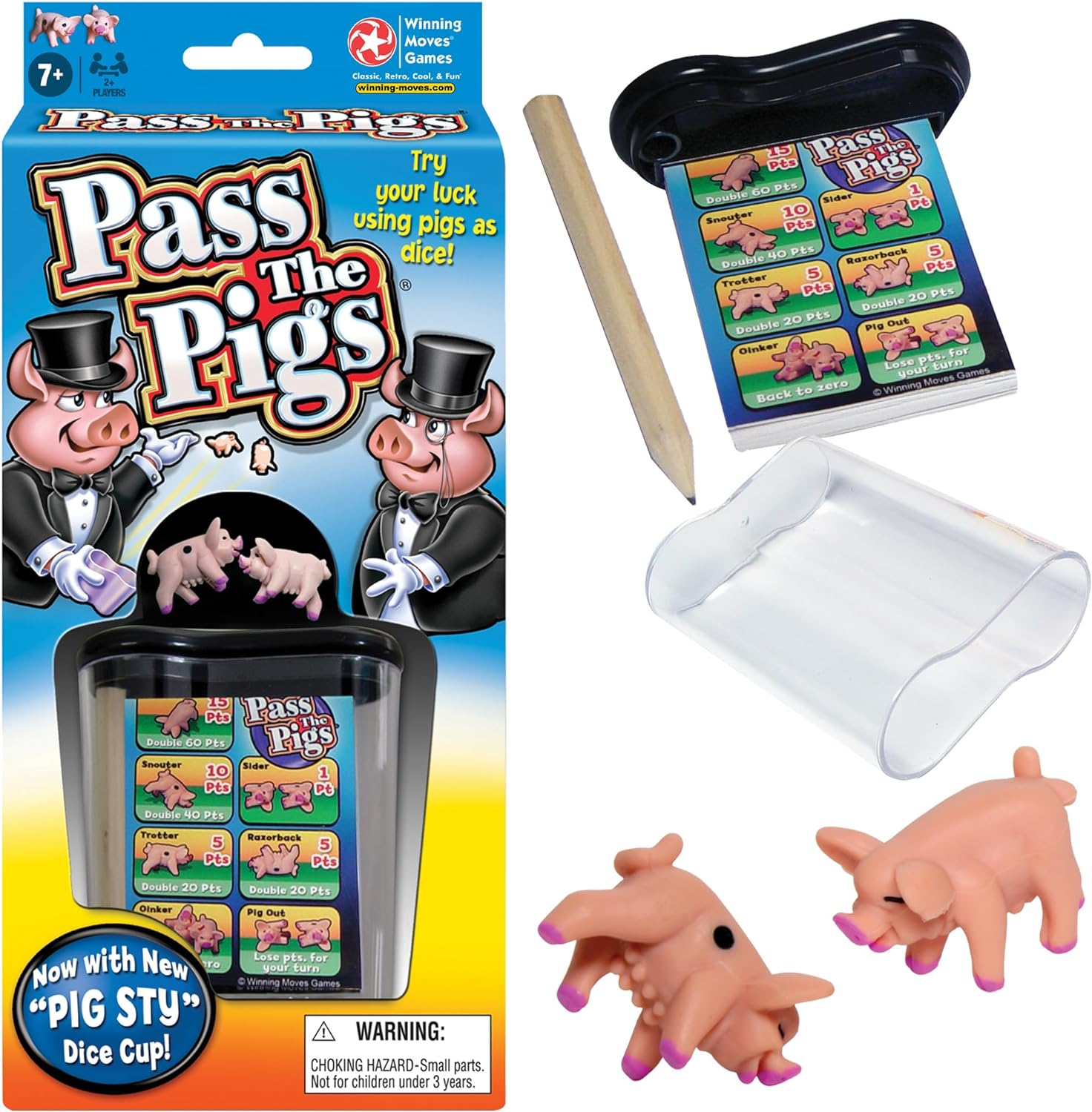 Winning Moves WMA Pass the Pigs Original Edition Board Game image number 2