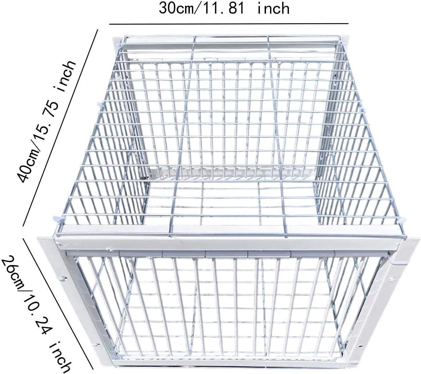 Yuksok Pigeon Trap Pigeon Coop Escaping Resistant Automatic Pigeon Collection Animal Trap Cage for Feral Cardinals Other Birds Woods image number 3