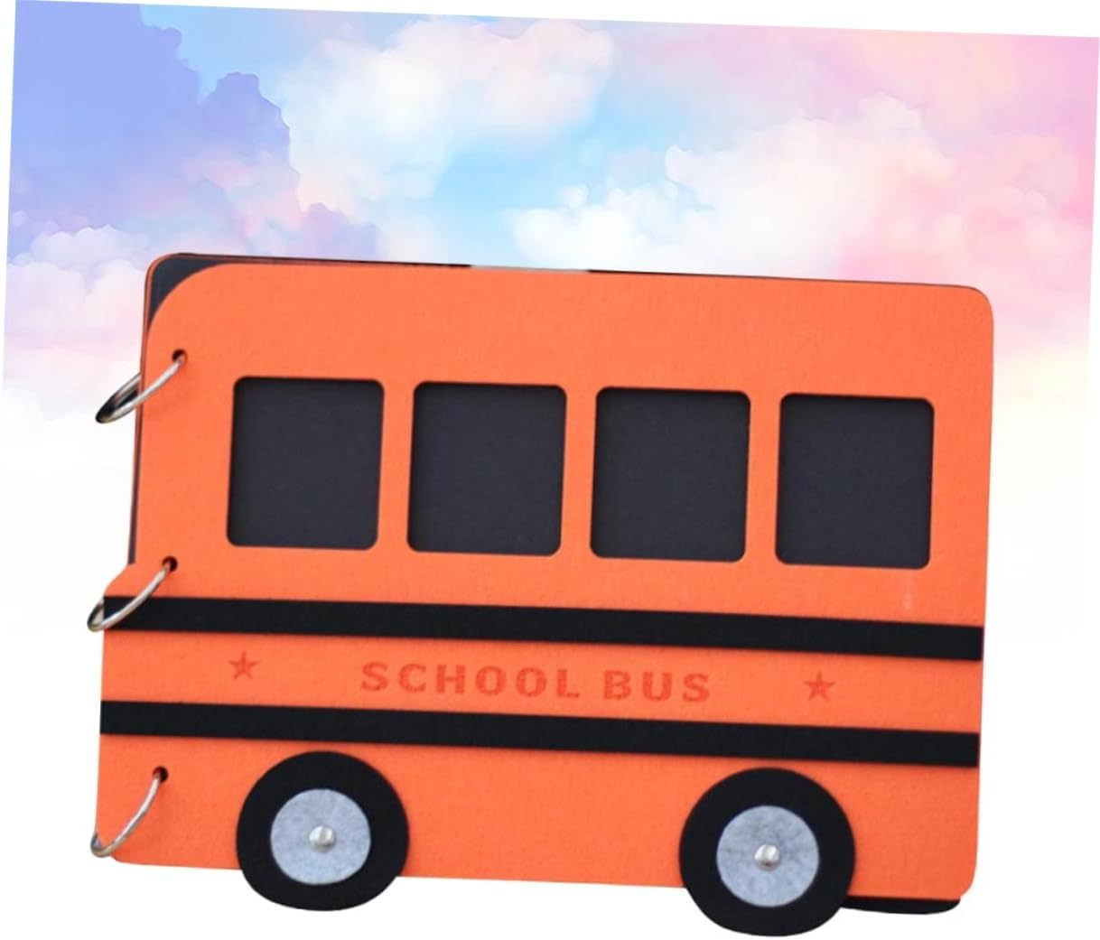 Diy Photo Album School Bus Theme Commemorative Book for Boys and Girls for Family Memories image number 4