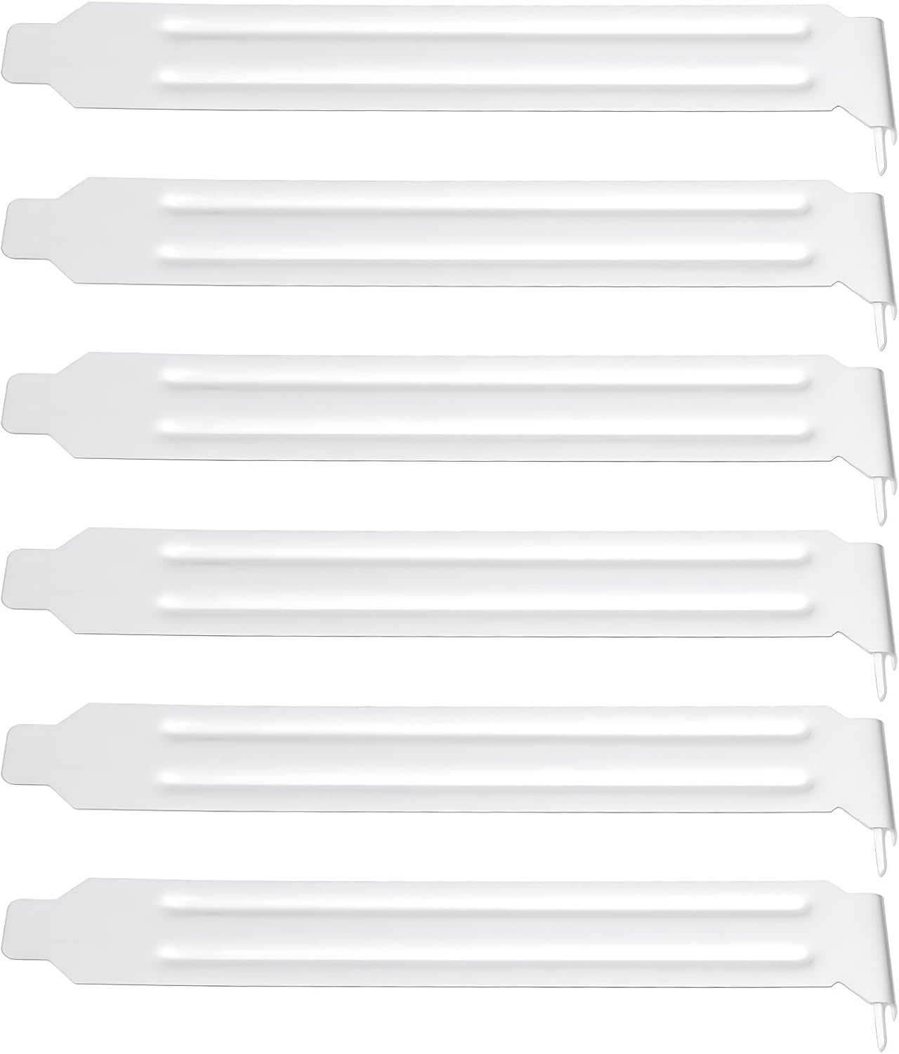 OTOTEC 6X PC Standard PCI Bracket Expansion Computer Back Slot Cover for Computer Cases, 122X18X 21Mm image number 2