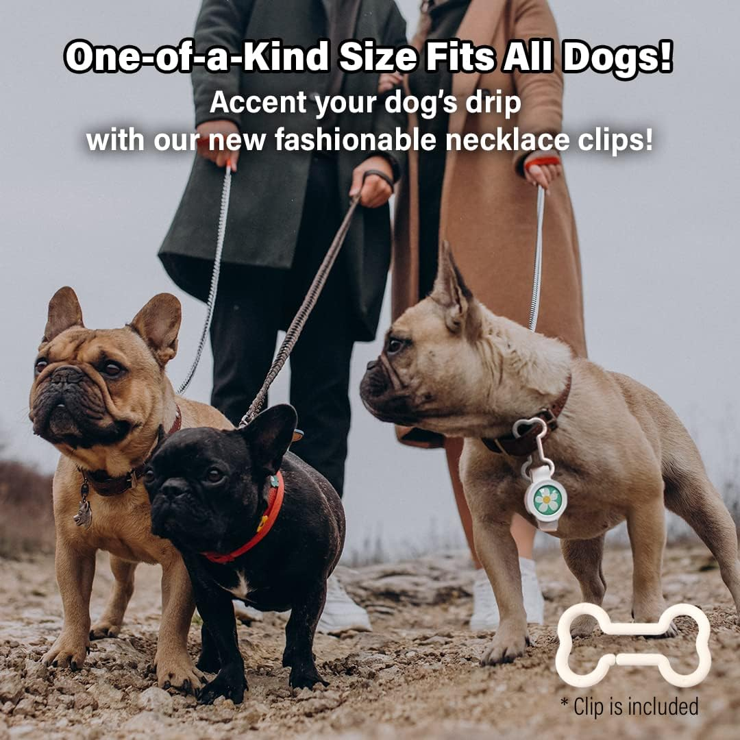 Bug-Off Clip for Dogs [2 Pack] Repels Flea, Tick & Ants for 60 Days, Natural Flea and Tick Repellent Collar [Made in Korea] Aegis by KN FLAX (Basketball & Smile) image number 4