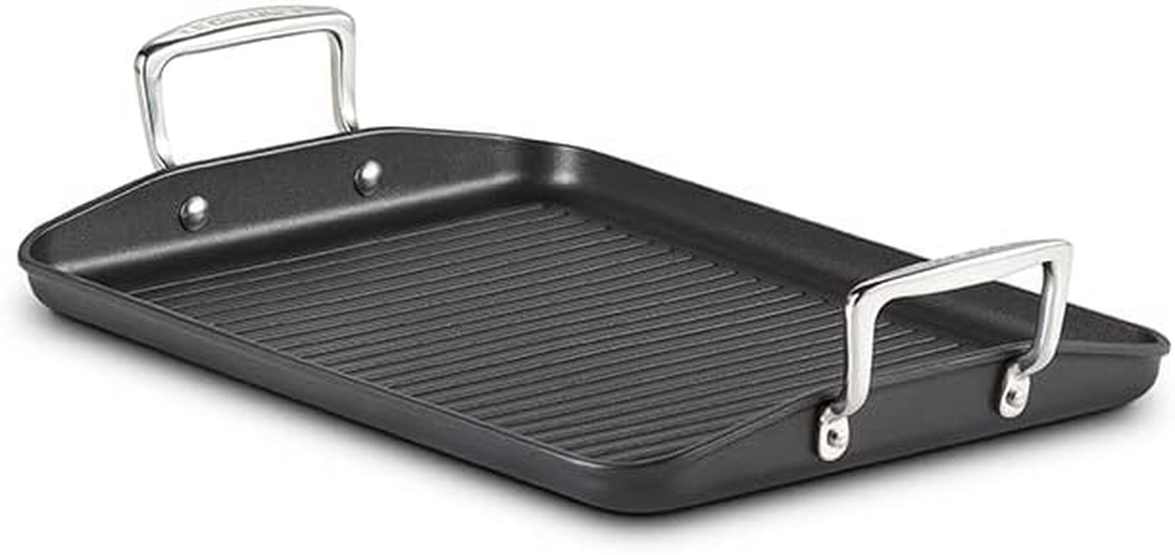 Le Creuset Toughened Non-Stick Giant Rectangular Grill, 35 Cm image number 4