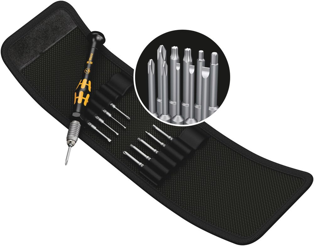 Wera ESD Kraftform Kompakt Micro Screwdriver 11-Pieces Set image number 3