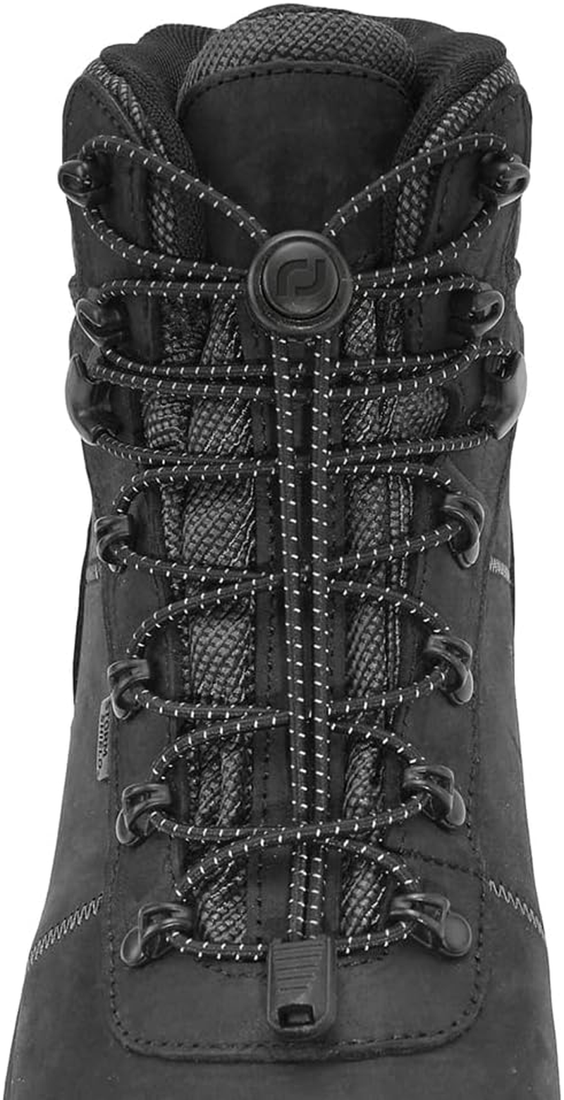 Extra Long No Tie Shoelaces - Elastic Tieless round Boot Laces for Hiking Shoes, Work Boots and Running Sneakers