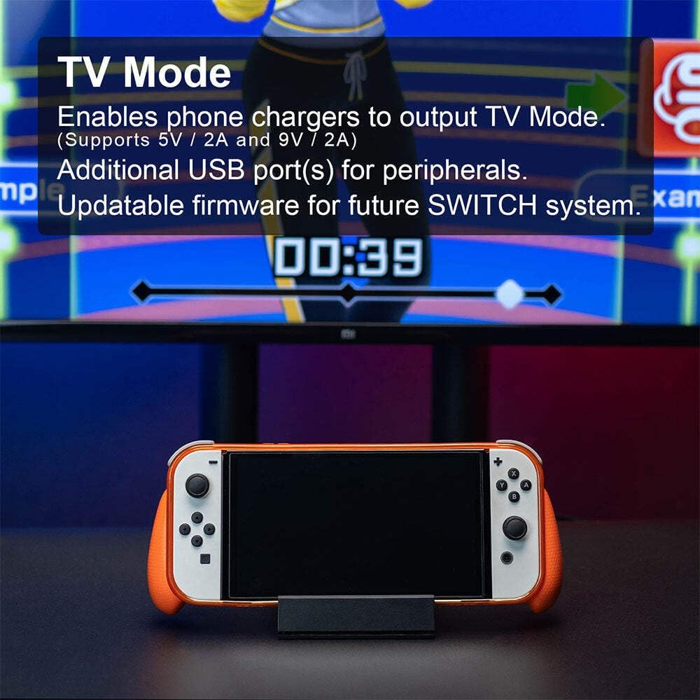 Skull & Co. Jumpgate Dock Pro for Nintendo Switch/Oled & Smart Devices (Black)(Nsjp-Bk1) image number 3