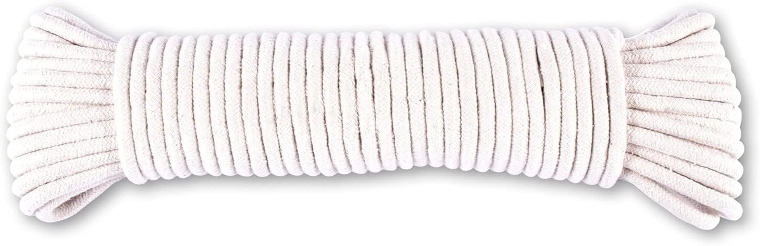Handy Hardware All Purpose Cotton Rope, 12 Mm X 30 M Size, Natural image number 3