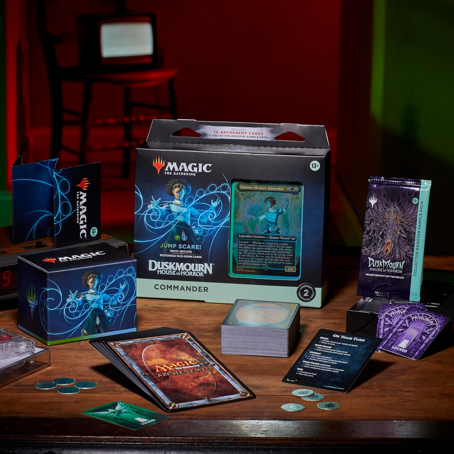 Magic: the Gathering Duskmourn: House of Horror Commander Deck - Jump Scare! Commander Deck - Jump Scare! image number 5