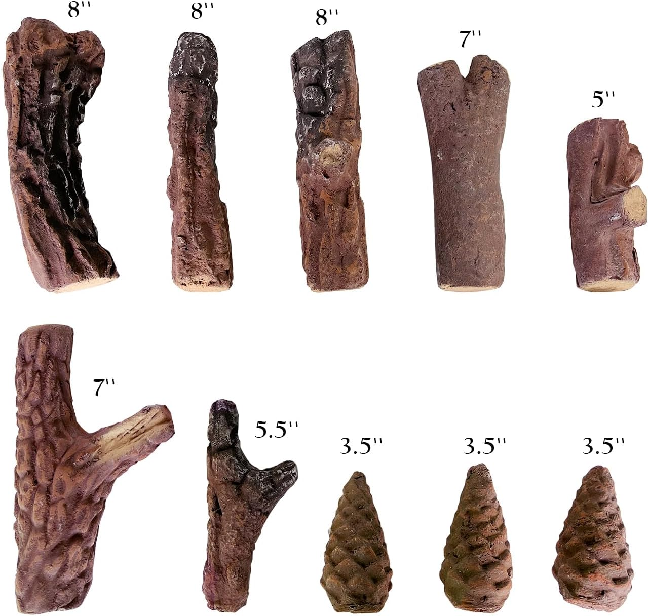 B-HOTTE Gas Fireplace Logs (10X) image number 1