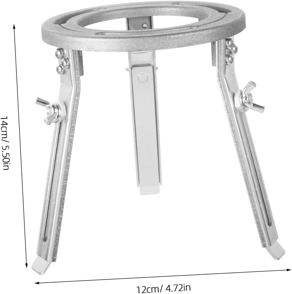 Adjustable Lab Tripod Holder Chemistry Heating Support Detachable Aluminum Stand Liftable Experimental Stand for School Industry image number 1