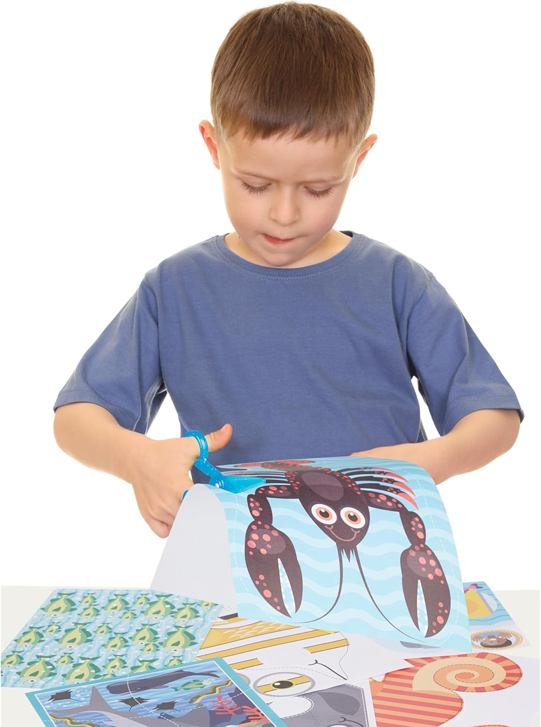 Melissa & Doug - Scissor Skills Activity Pad - Sea Life image number 3
