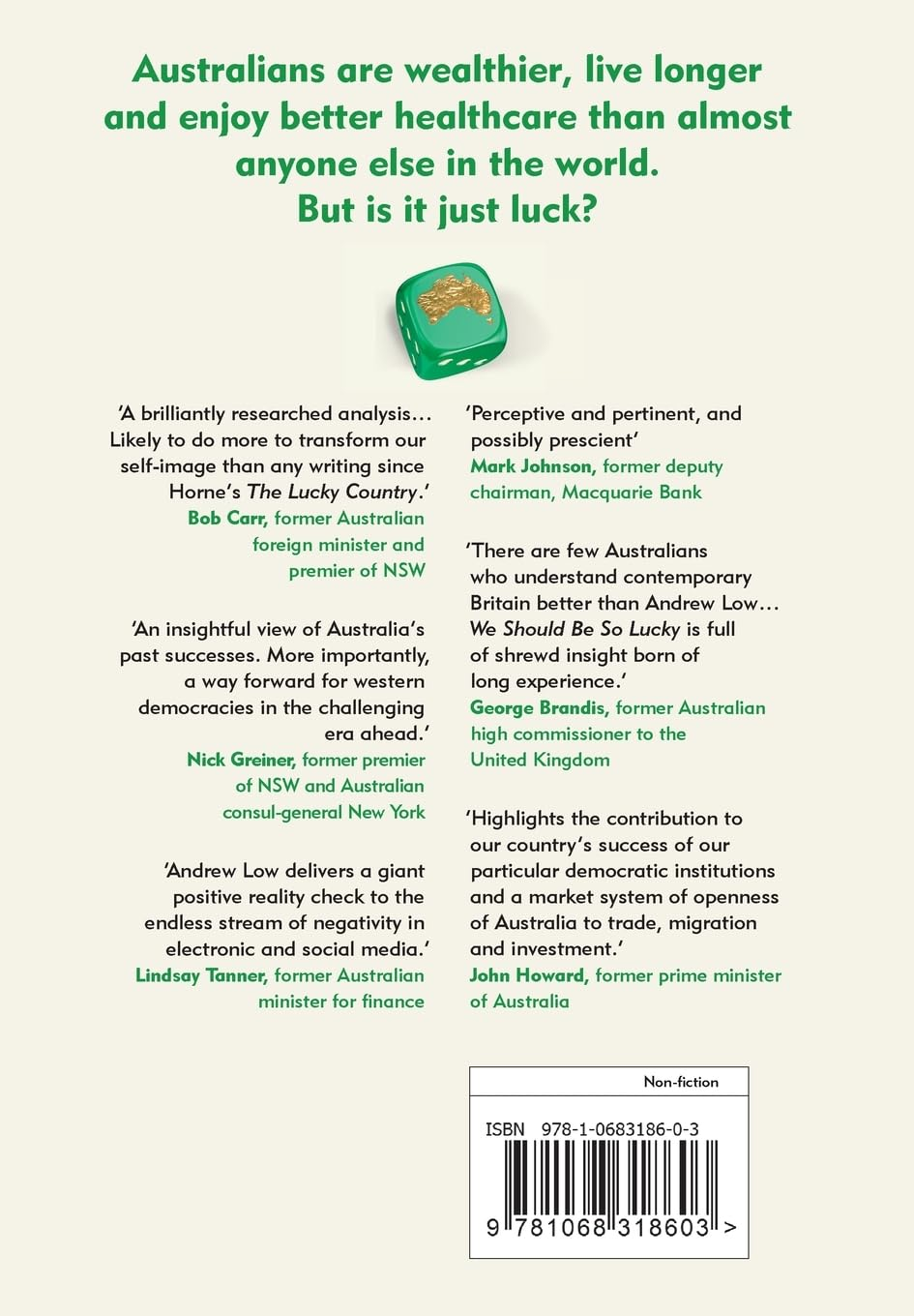 We Should Be so Lucky: Why the Australian Way Works image number 1