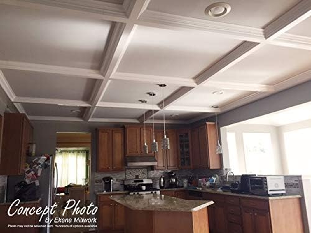 Ekena Millwork CC05ICI02X20X20TR 20W X 2P X 20L Inner Cross Intersection for 5 Traditional Coffered Ceiling System image number 3