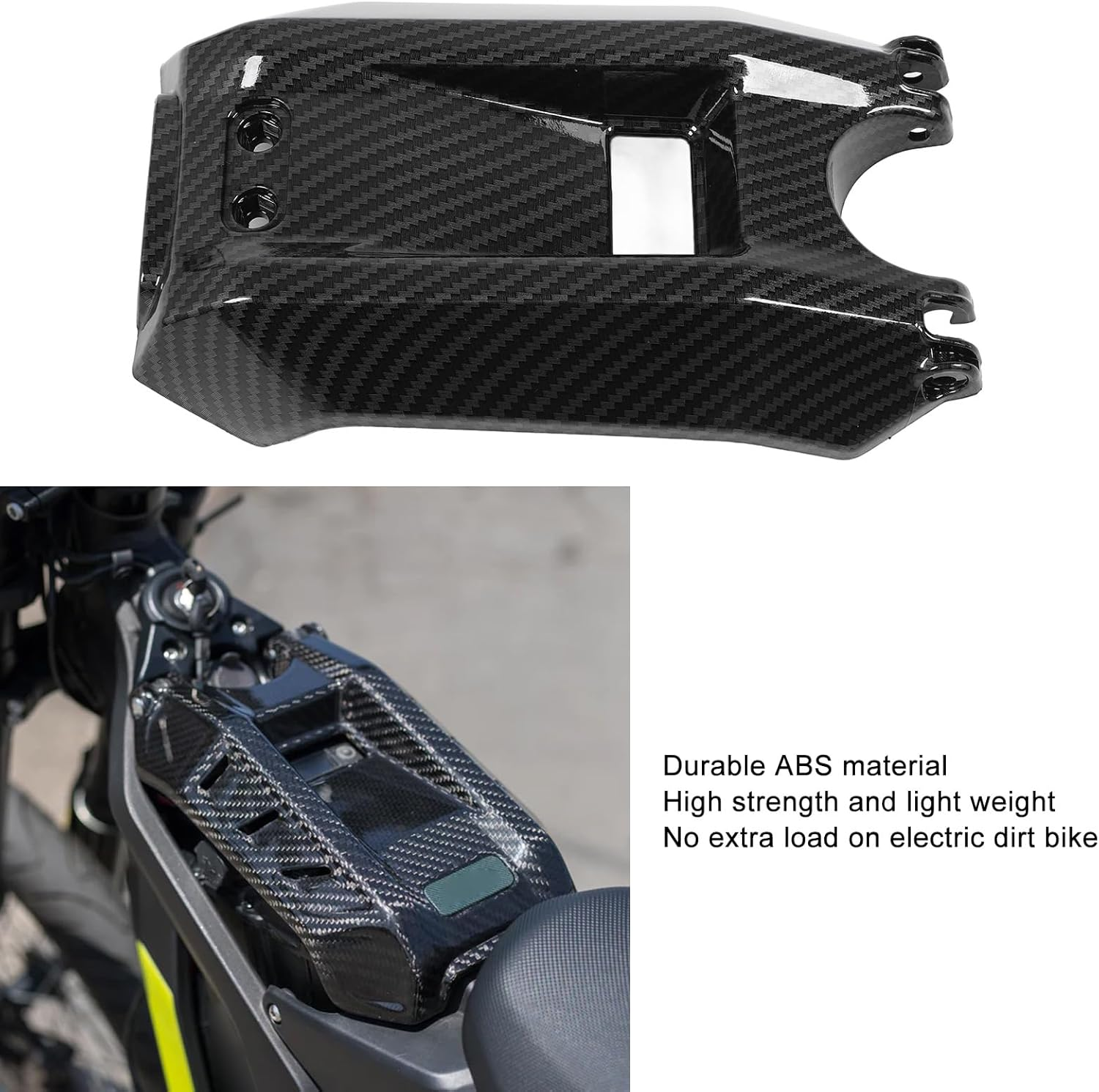 Carbon Fiber Battery Cover for Sur-Ron Light Bee image number 5