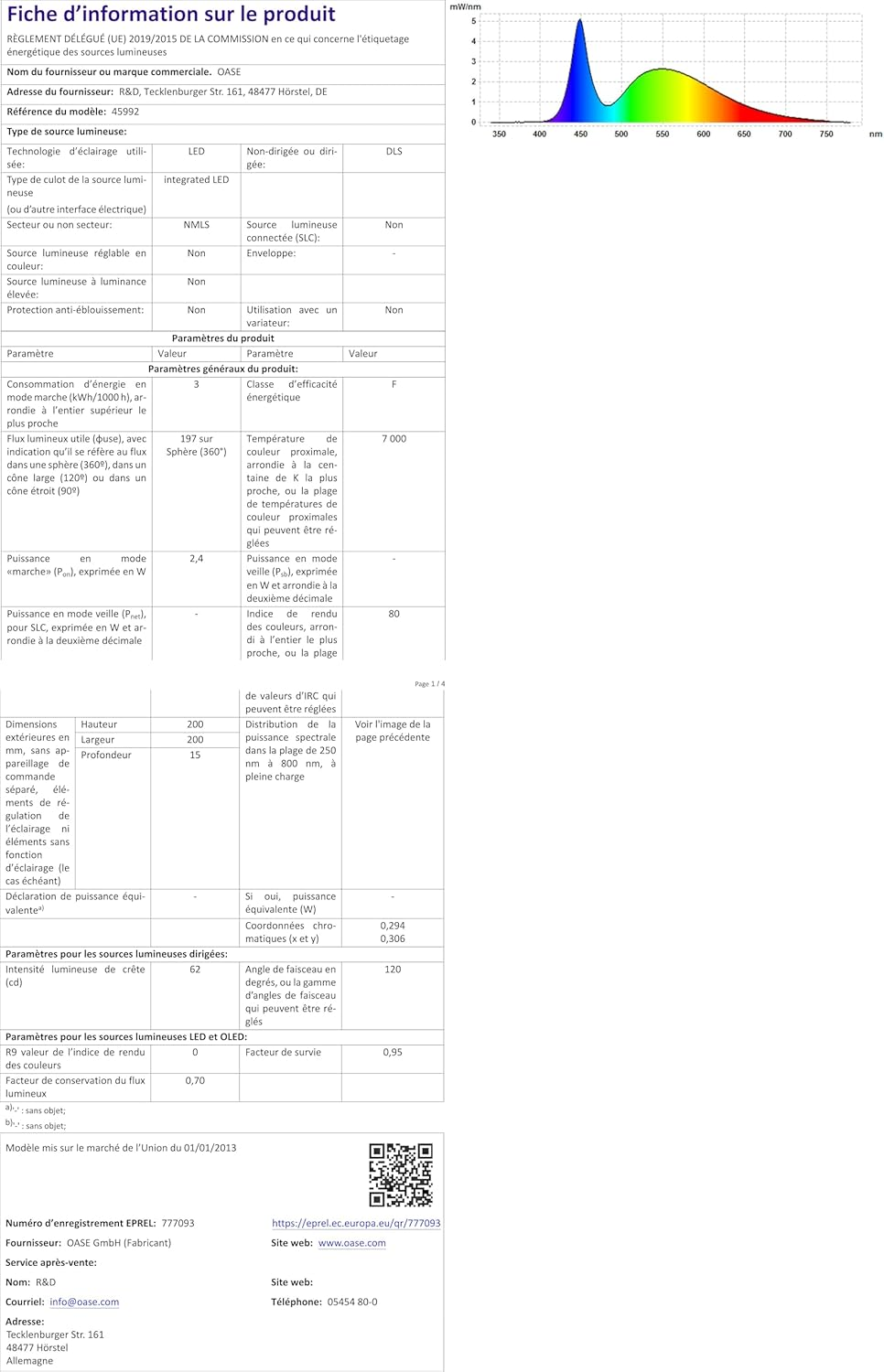 Biorb 45992 Classic 15 LED Accessory Aquariums image number 1