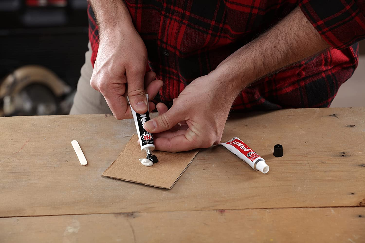 JB Weld Original Cold Weld Formula Steel Rainforced Epoxy Twin Tube, 56 G (Pack of 2)