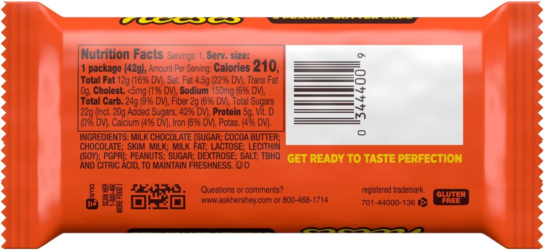 Reeses Peanut Butter Cup 42 G (Pack of 36) image number 3