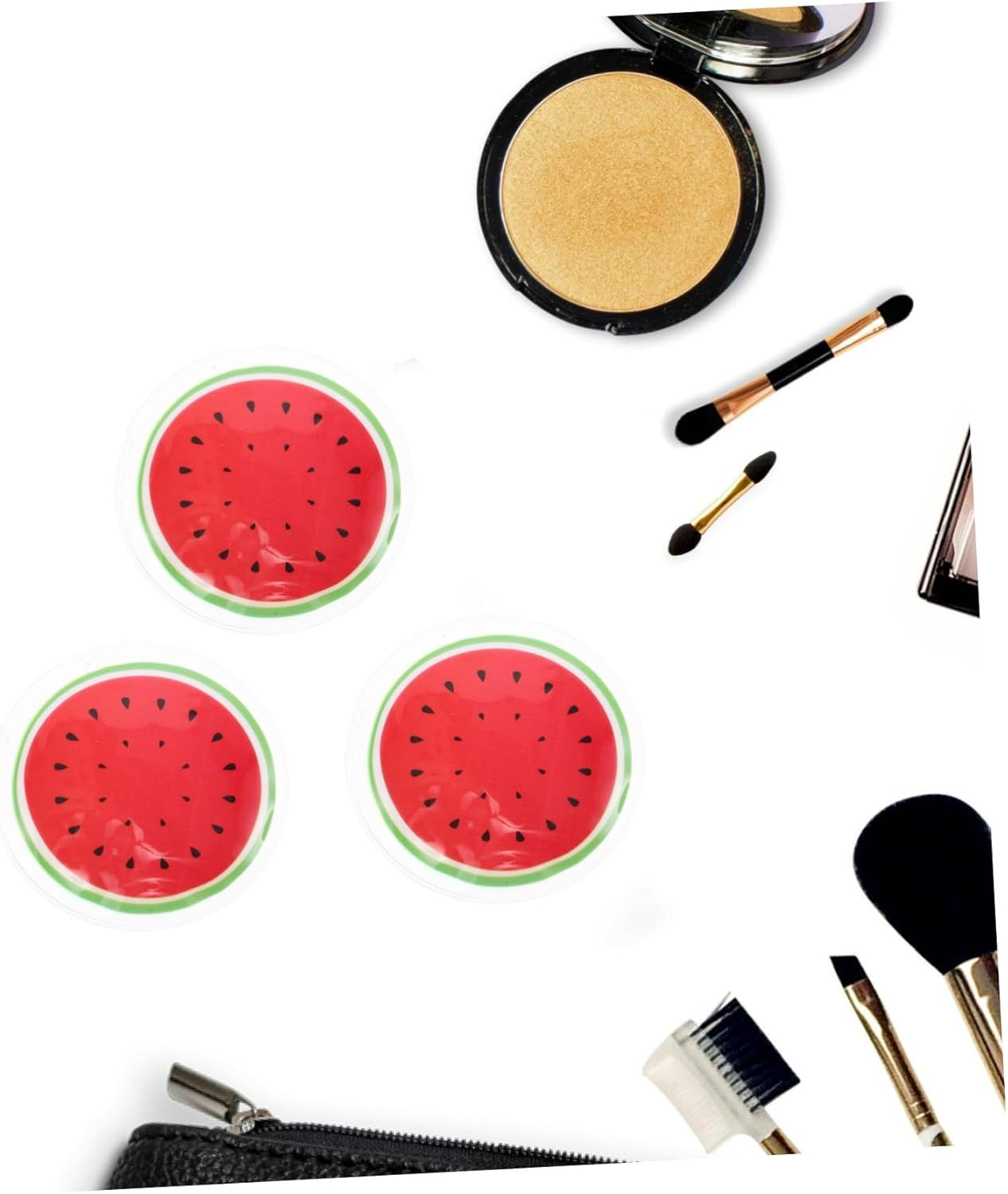 CIMAXIC 6Pcs Face Ice Packs Cooling Eye Patches Cold Compress for Reusable Gel Eye Pads Dryness and Strain with Fruit Pattern image number 5