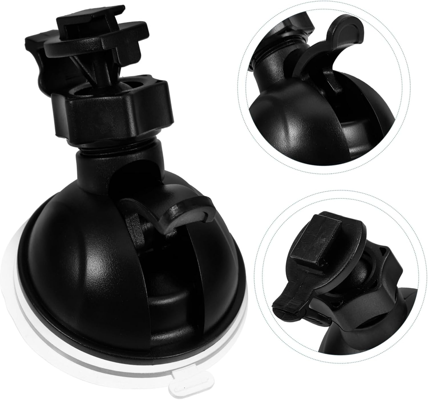 Gatuida 4Pcs Dash Cam Mount Holder Suction Cup Camera Mount Car Dash Cam Holder Screw Thread for Car Camera for Dashboard Placement