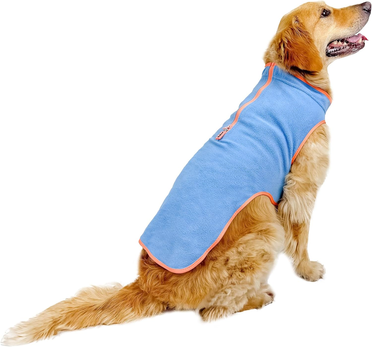 Huskimo Dog Coat Chill Blue 60Cm &ndash; Soft Microfleece Dog Jacket with Subzero Temperature Control Fabric, Dual Zip & Velcro Adjustments, Machine Washable image number 5
