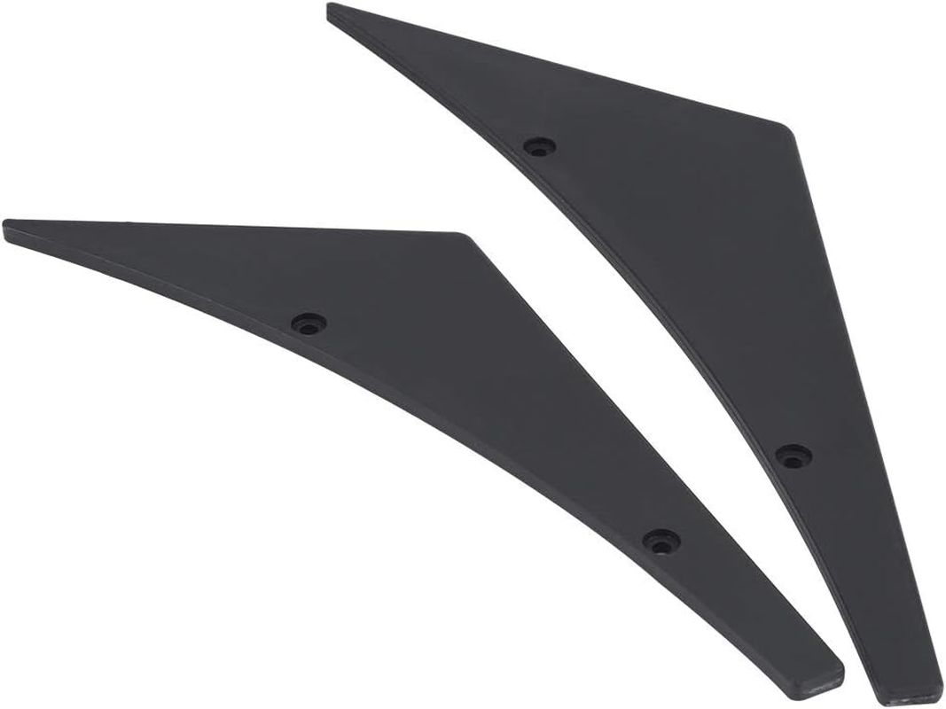 4Pcs Universal Car Front Bumper Lip Splitter Fins Canards Body Spoiler &ndash; Premium Quality and Stylish Upgrade (Black) image number 4