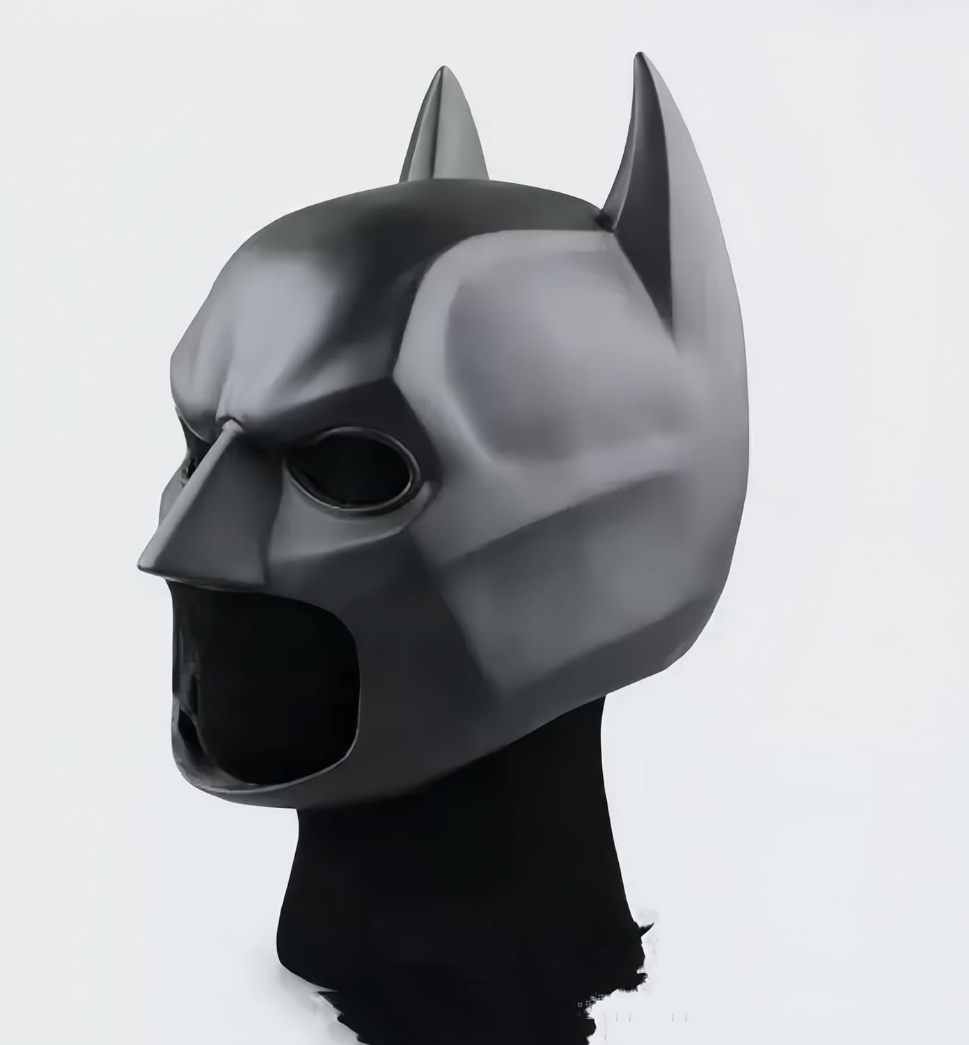 Men'S Super Hero Bat Mask Knight Full Head Helmet Black Headgear Props Halloween Costume Accessory Headwear