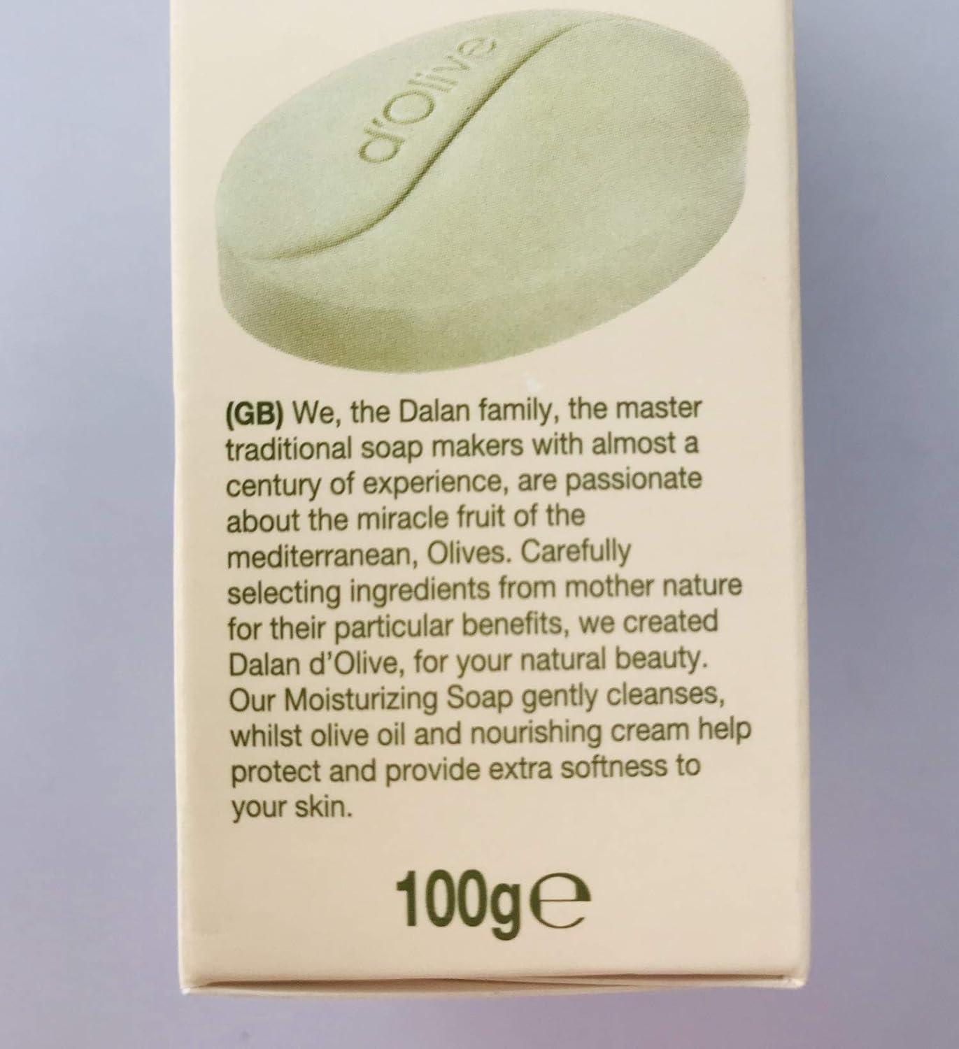 Dalan D'Olive - D'Olive Moisturizing Olive Bar 100G image number 2