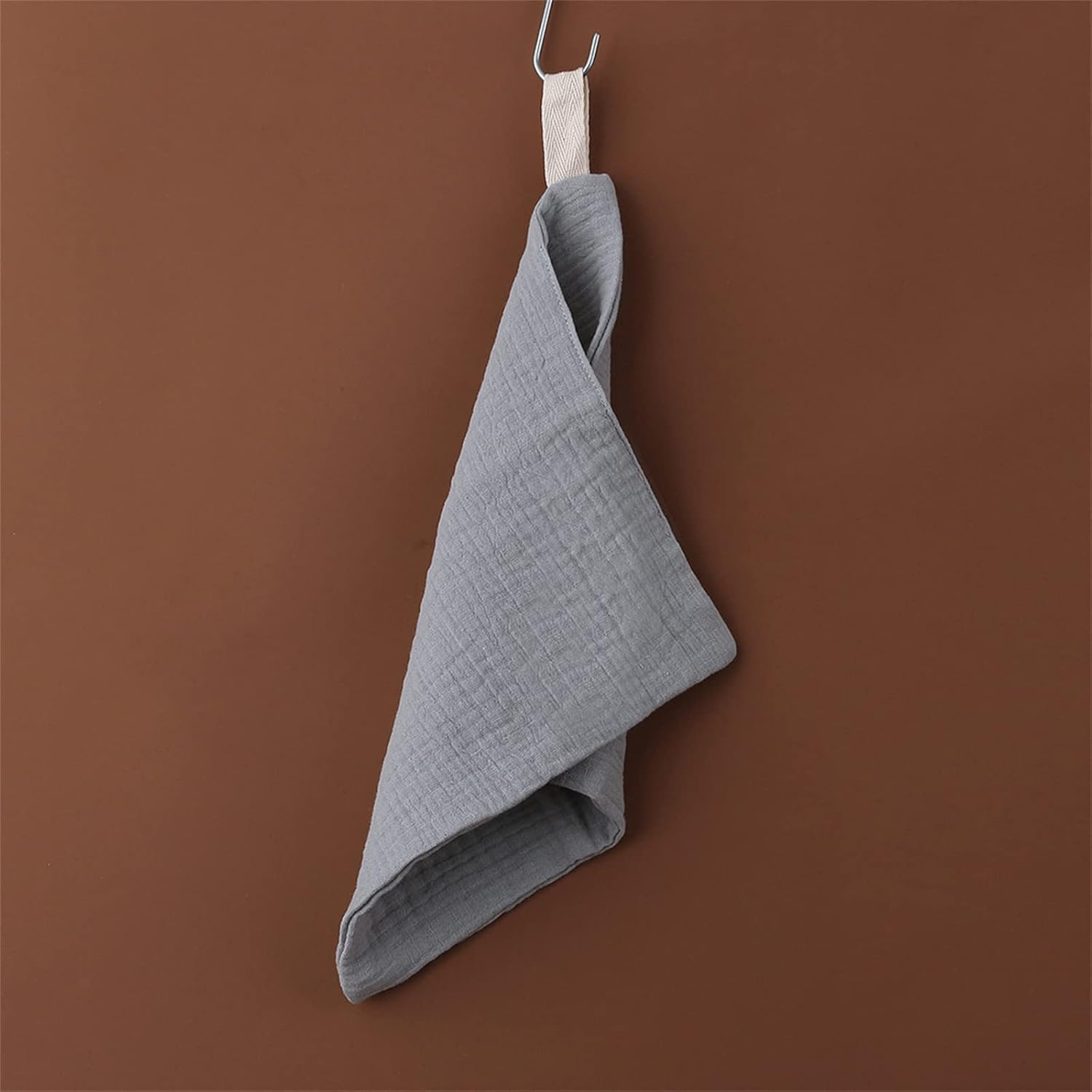 Muslin Squares for Baby, Pack of 10 Muslin Squares 23 X 23 Cm / 9.06 X 9.06 Inches Baby Burp Cloth Cotton Face Towels Super Soft image number 6