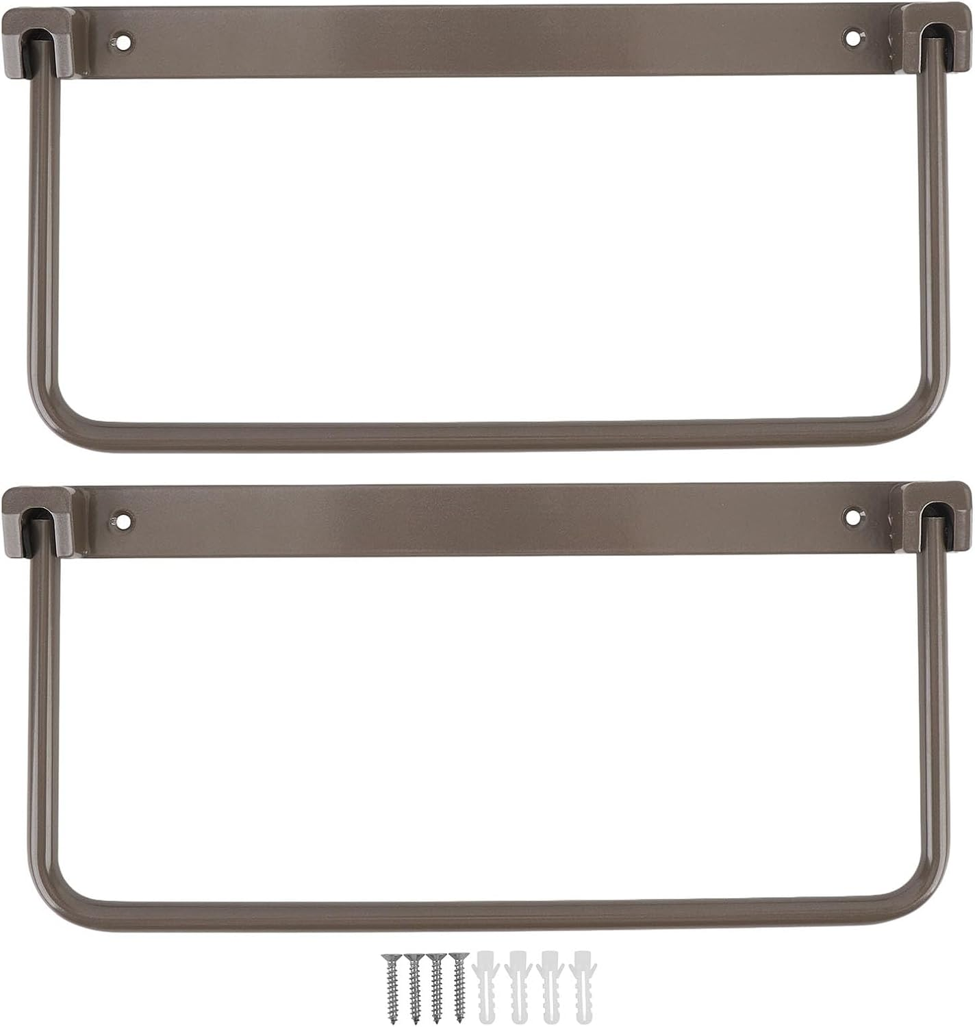 Foldable Wall Mounted Shoes Storage Rack, Hanging Shoe Rack, Pair of Aluminium Alloy RV Shoe Organizer, Door Mount Shoe Holder, Shoe Shelf for RV, Yacht, Travel Trailer